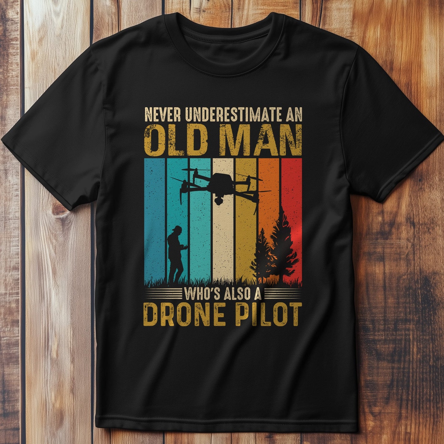 Old Man Drone T-Shirt