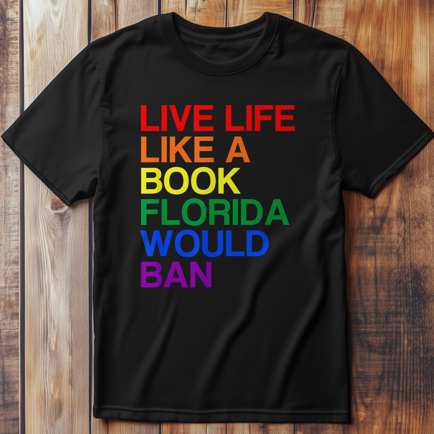 Live Like Book In T-Shirt