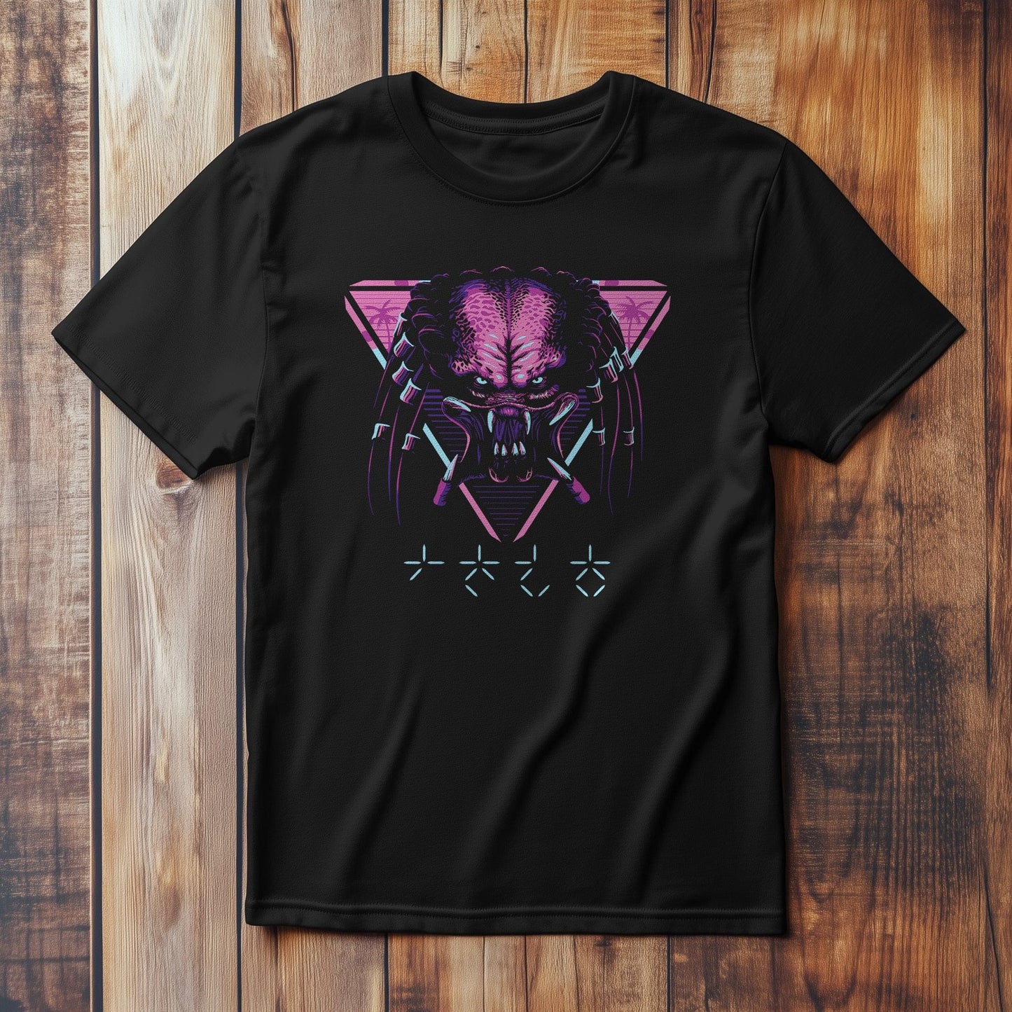 Neon Alien Hunter T-shirt