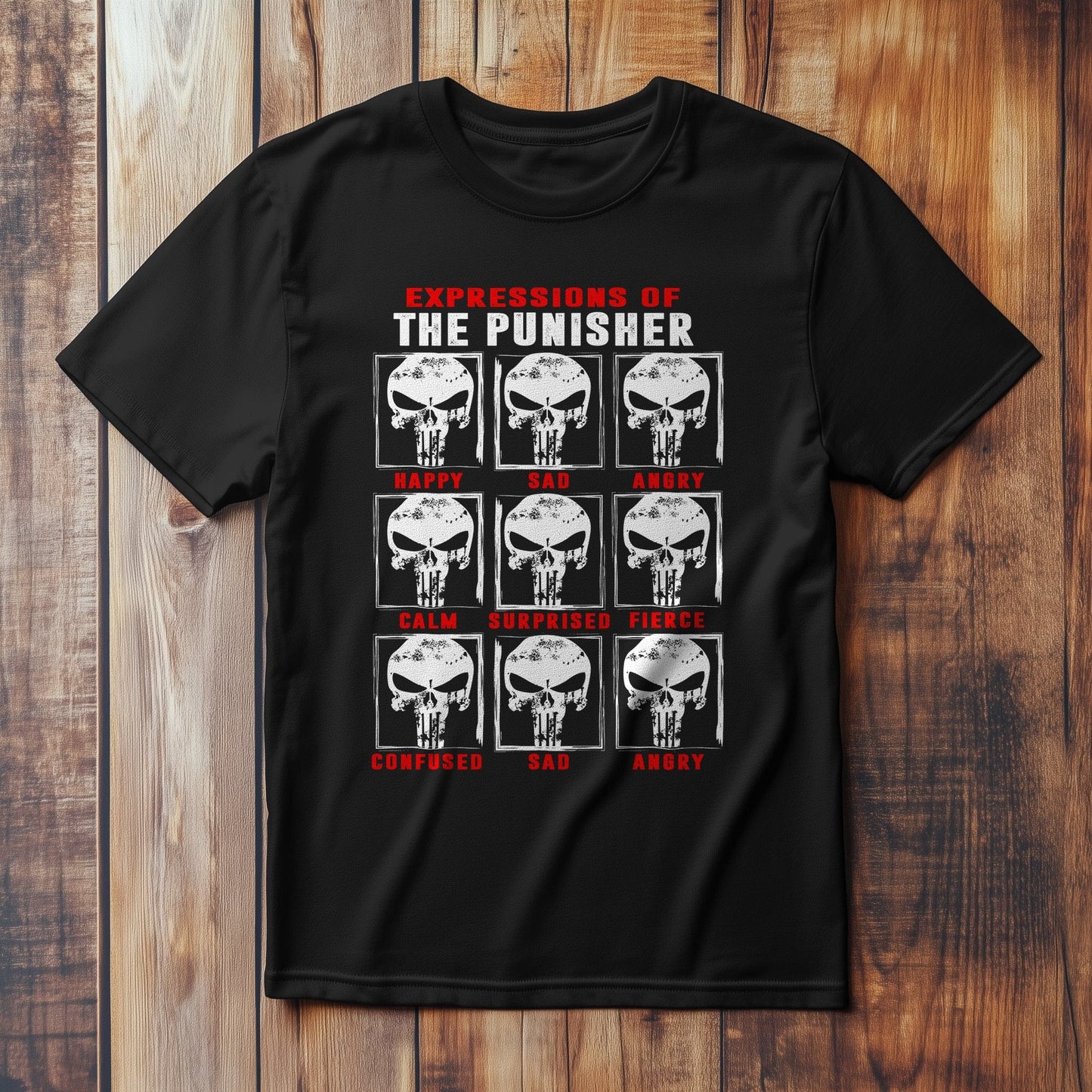 Expressions of Punisher T-Shirt