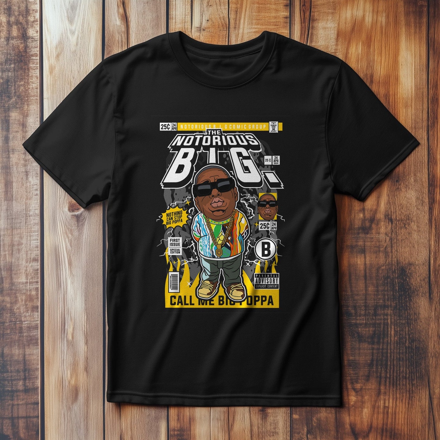 Notorious B.I.G. Cartoon Character Tee
