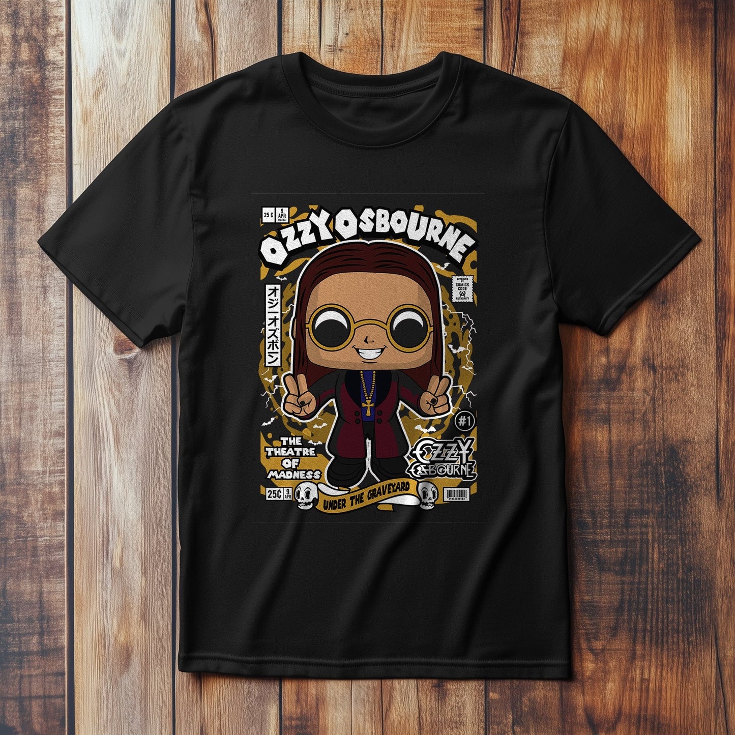 Ozzy Osbourne Cartoon T-Shirt