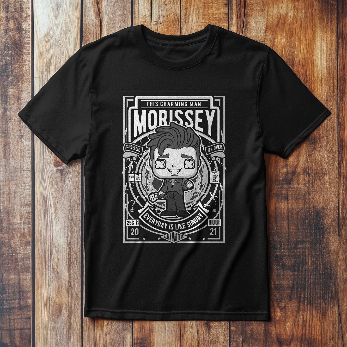 Morrissey Moustache Mayhem T-shirt
