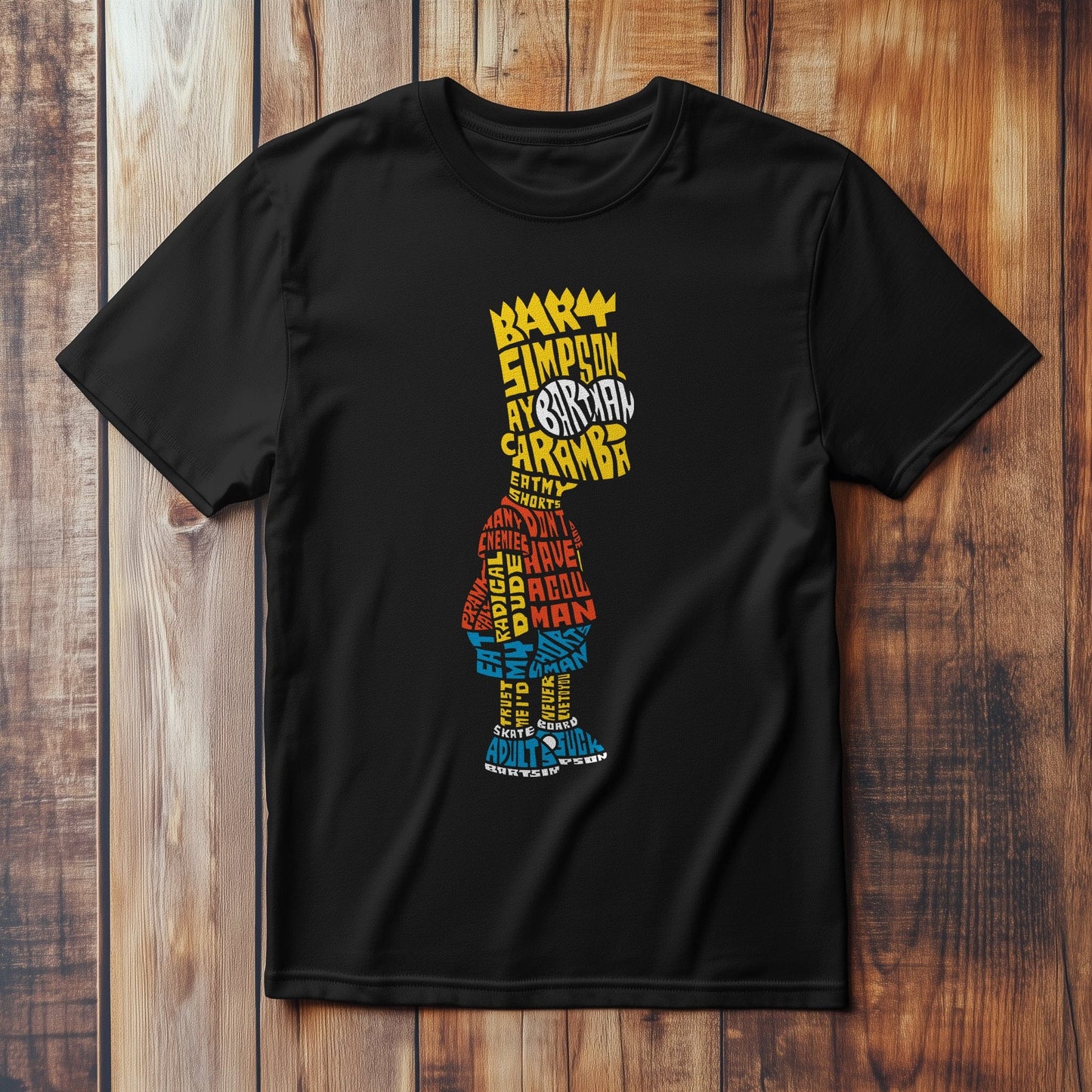 Bart Simpson Text T-Shirt