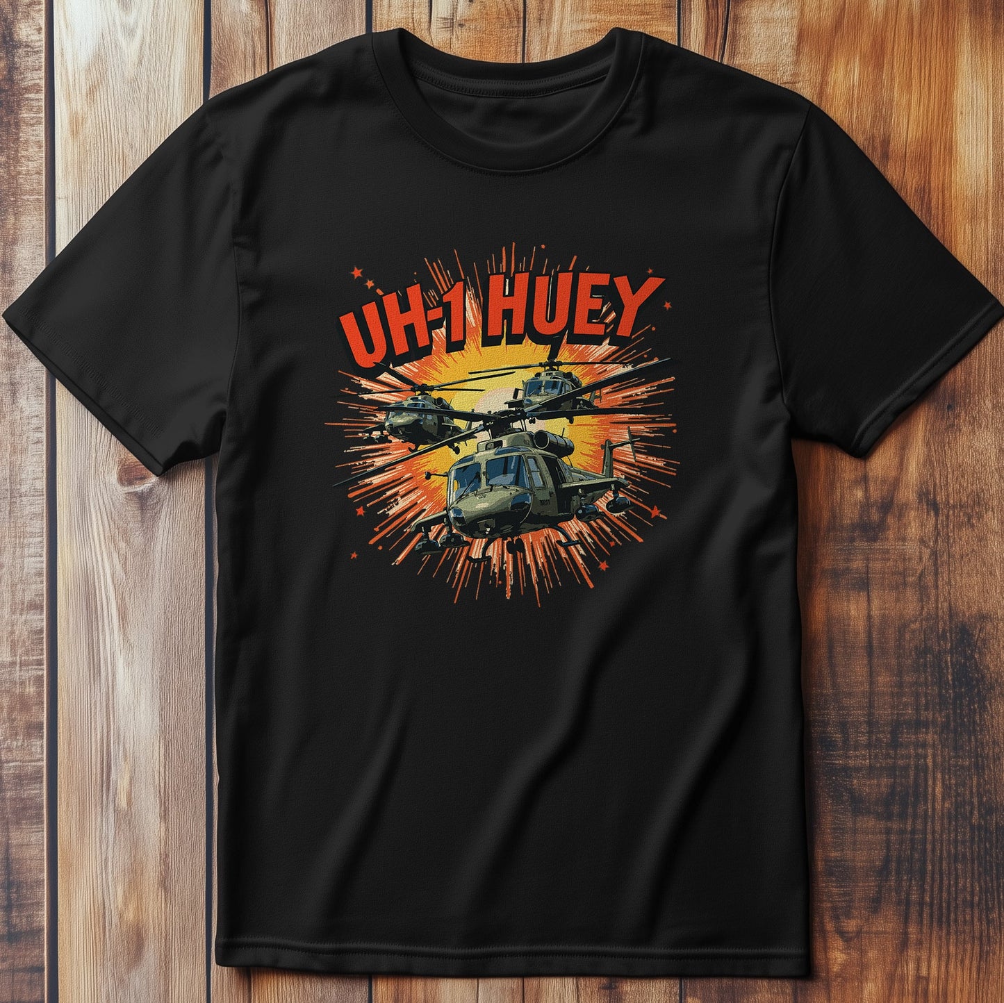 Comic UH1 Huey - T-Shirt