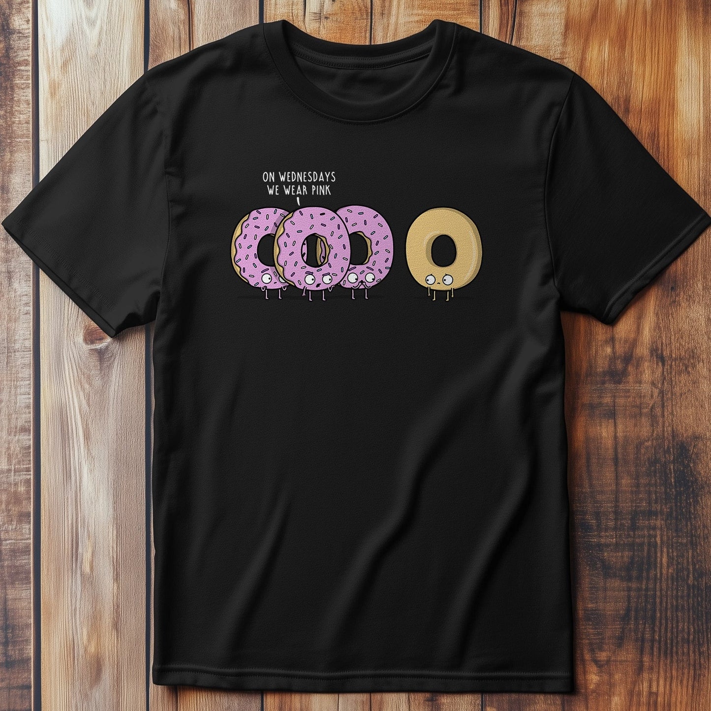 Pink Wednesday Donuts t-shirt
