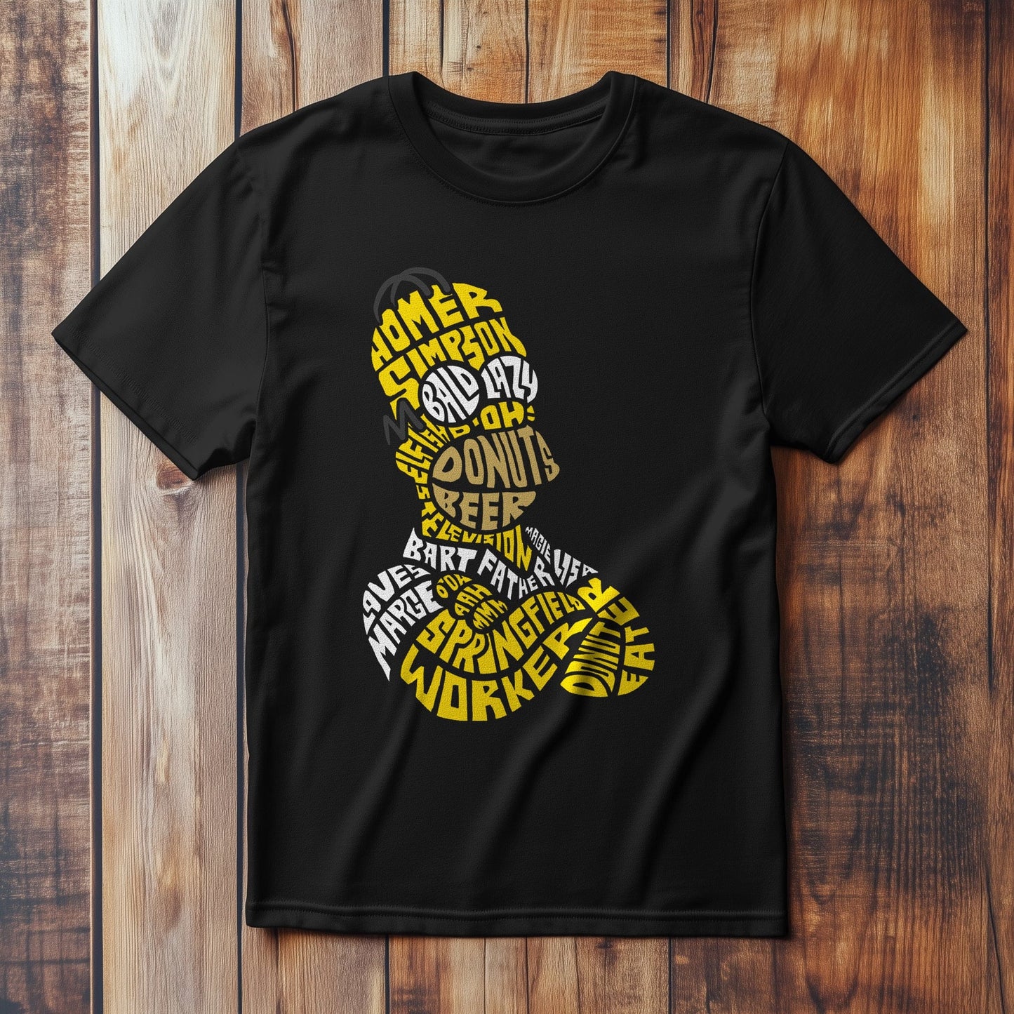 Homer Simpson Text T-Shirt