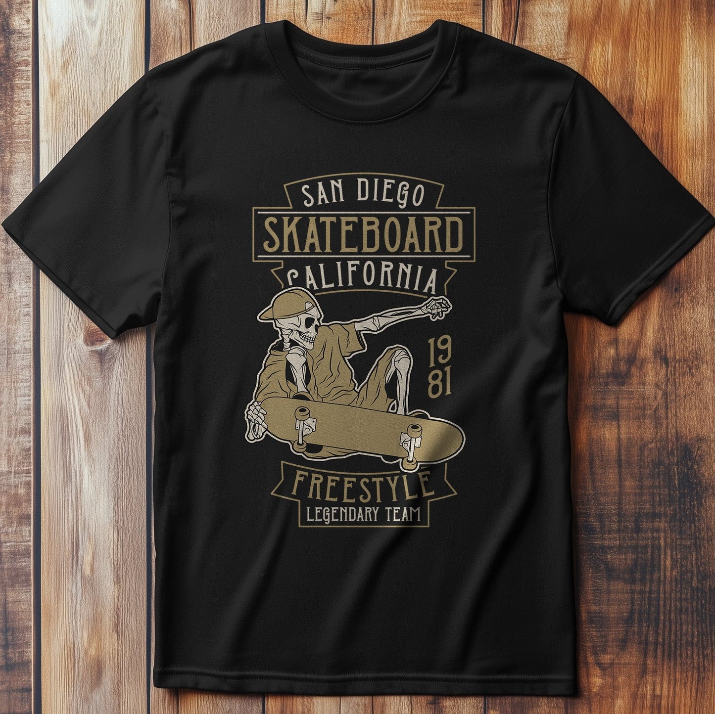 Skelly on a Skateboard T-Shirt -