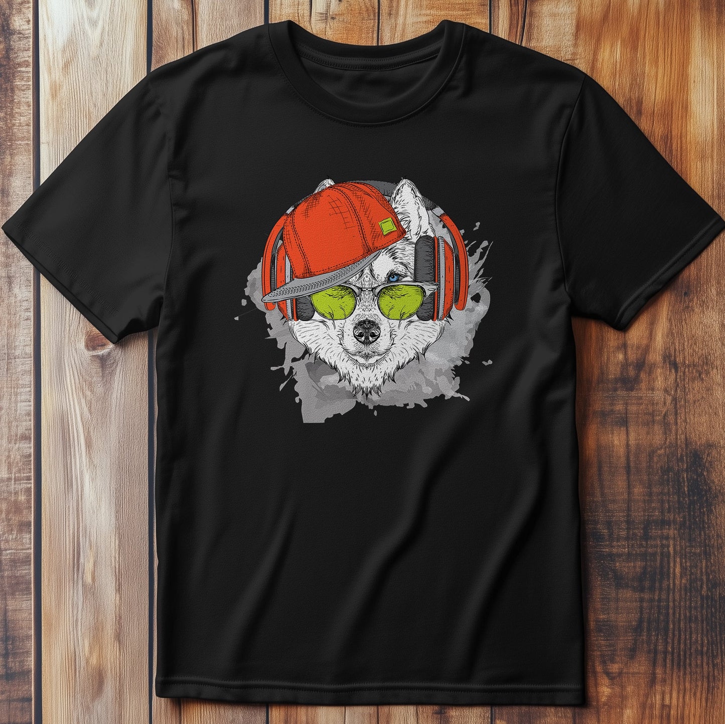 Huskie Headphone T-Shirt