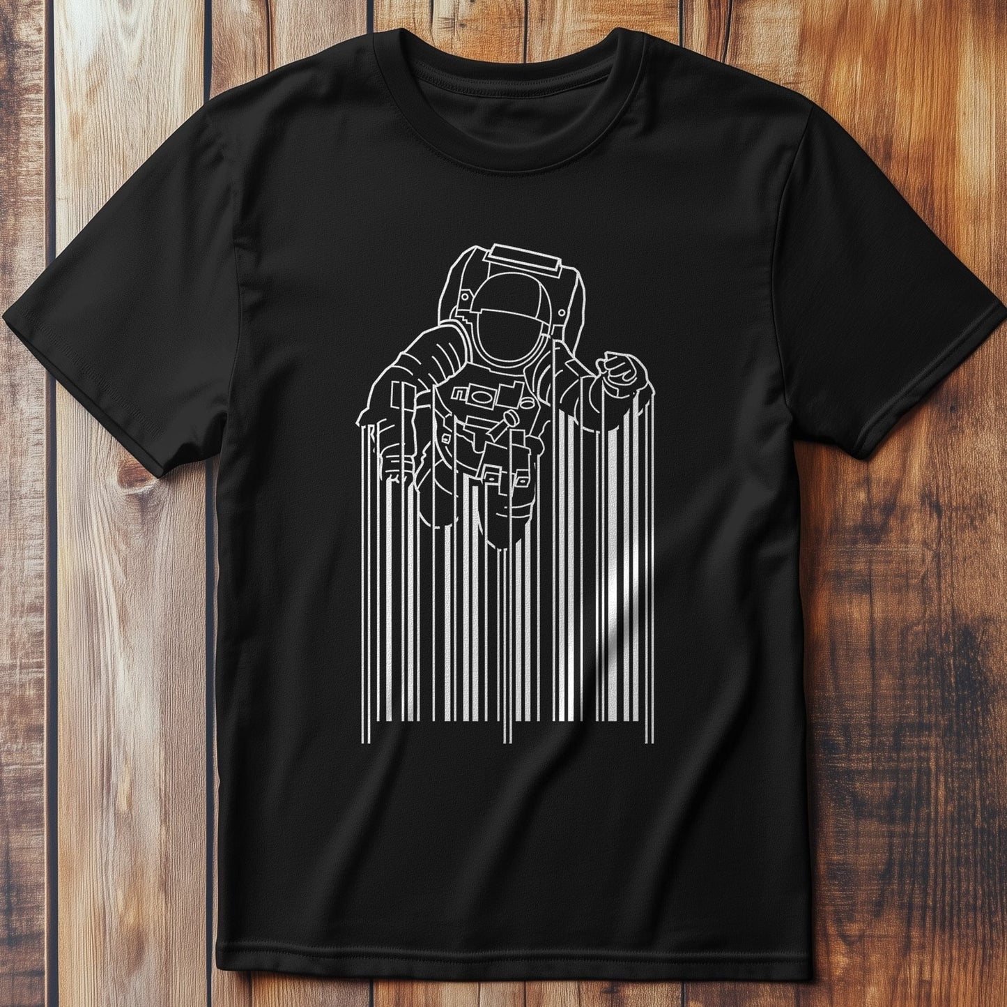 Astronaut Barcode T-shirt