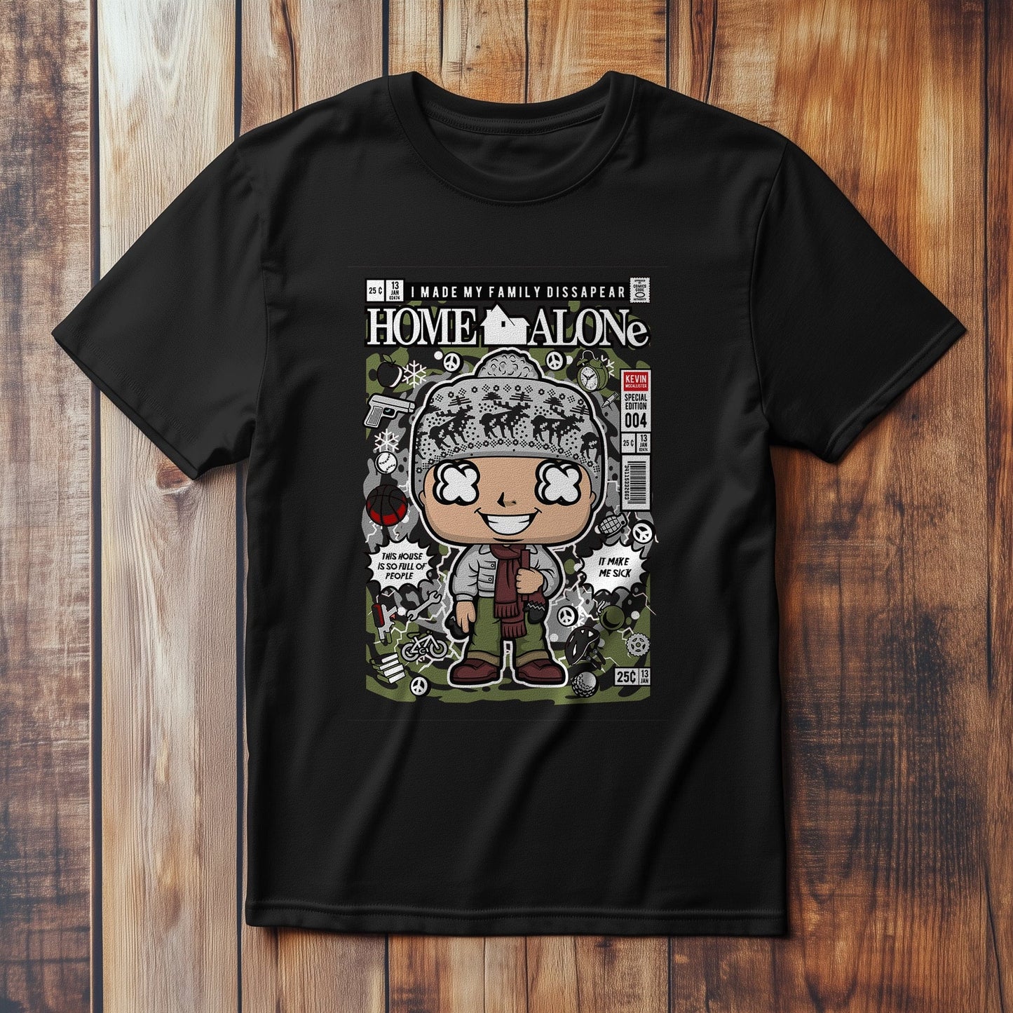 Kevin Home Alone T-Shirt - Hilariously