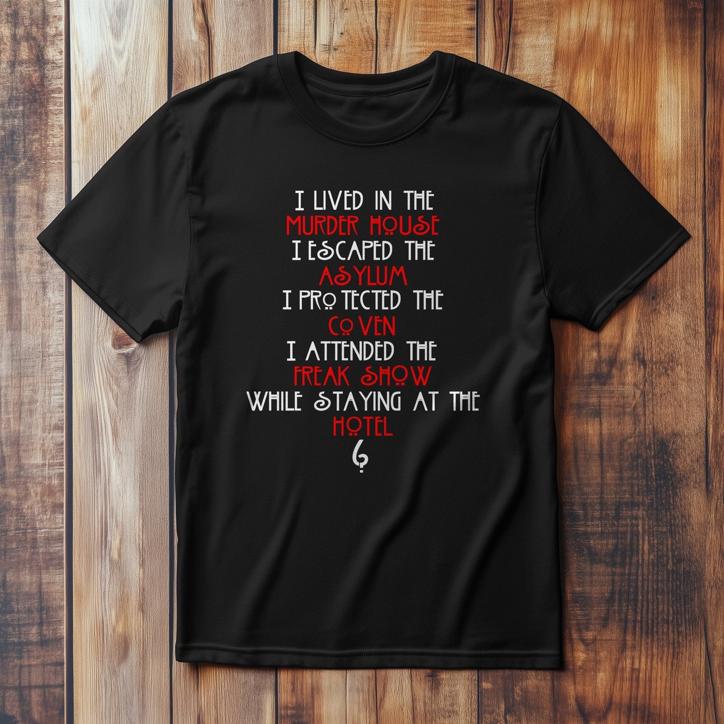 AHS Story T-shirt - Love in the Dark!