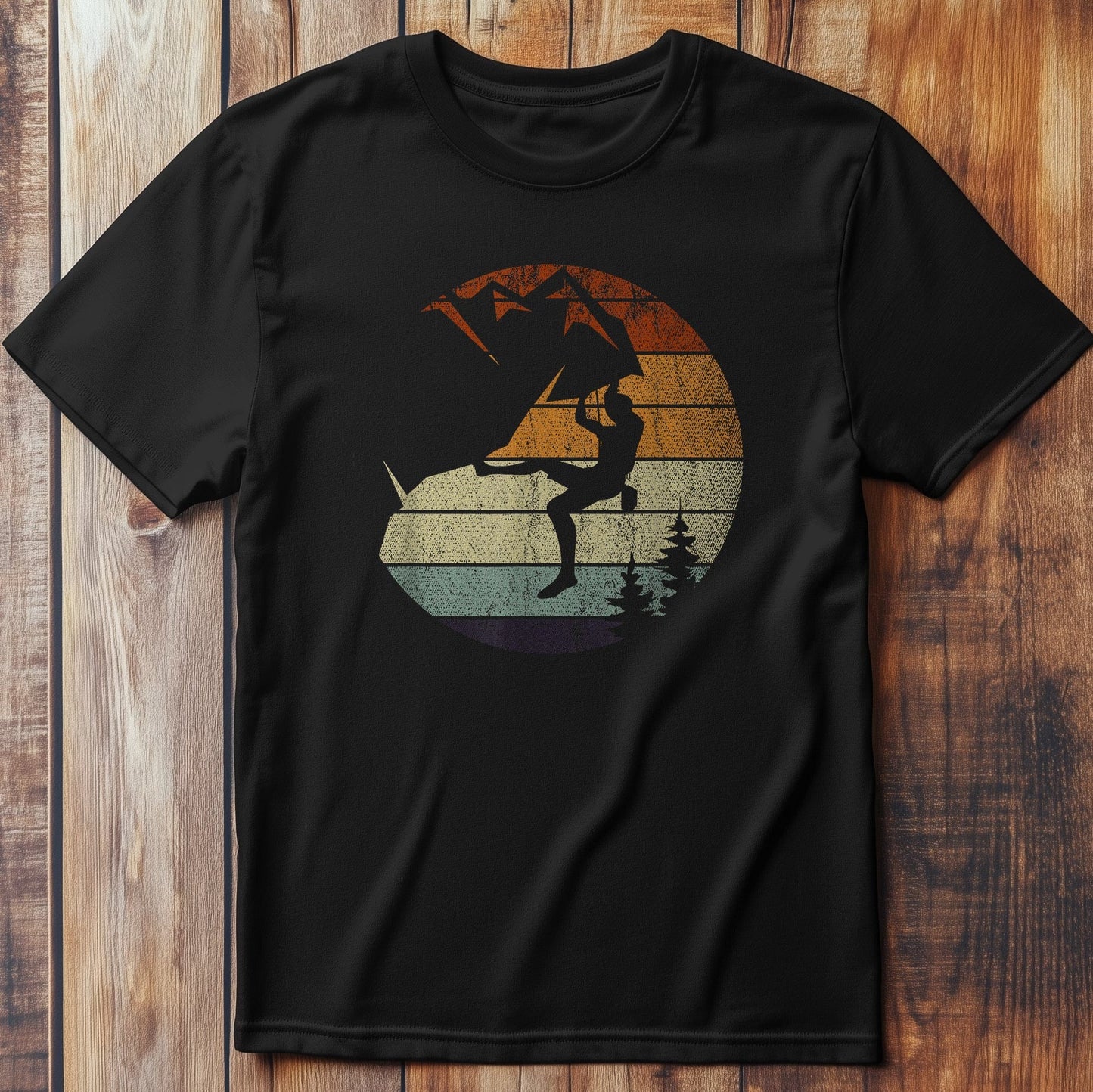Retro Bouldering T-Shirt - Saddle Up