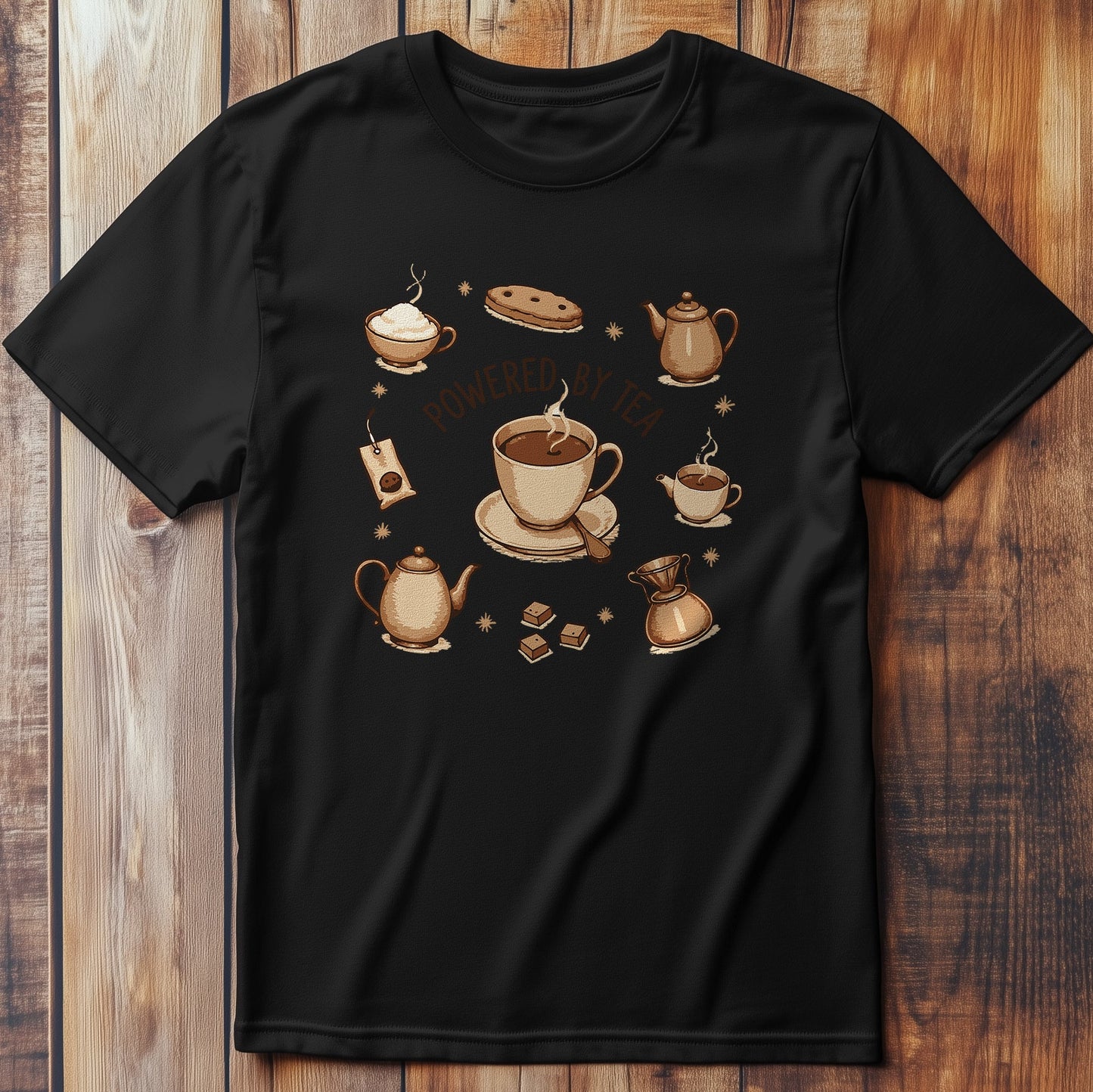 Powered By Tea T T-Shirt