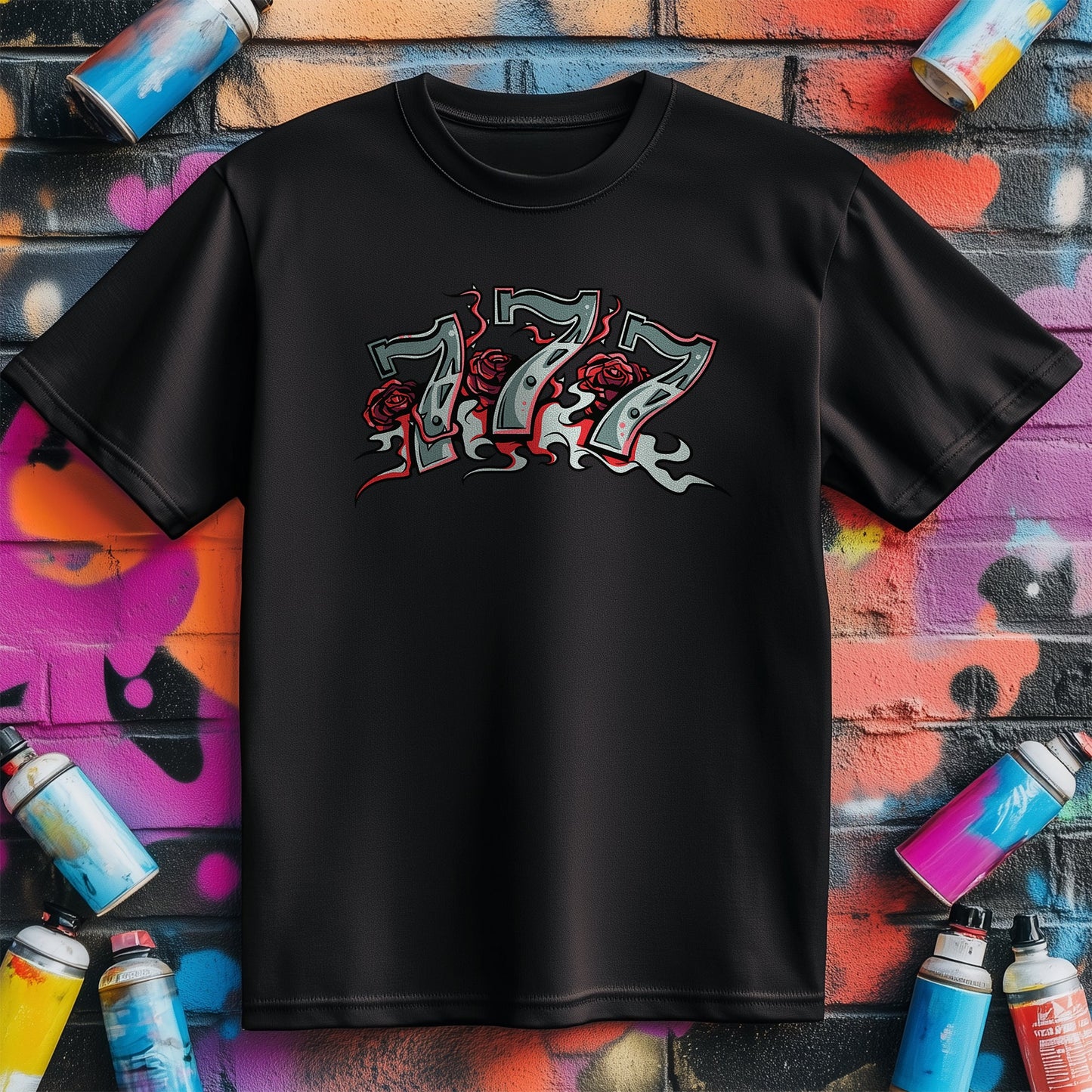 Lucky 777 Graffiti T-Shirt - Wear