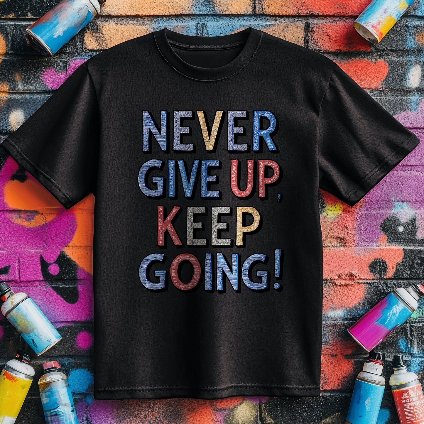 Motivation 29 T-Shirt Never give up