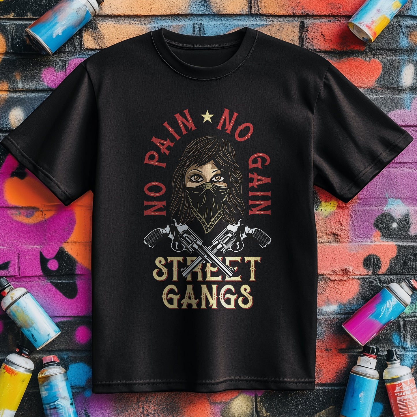 No Pain, No Gain Street Gang T-Shirt