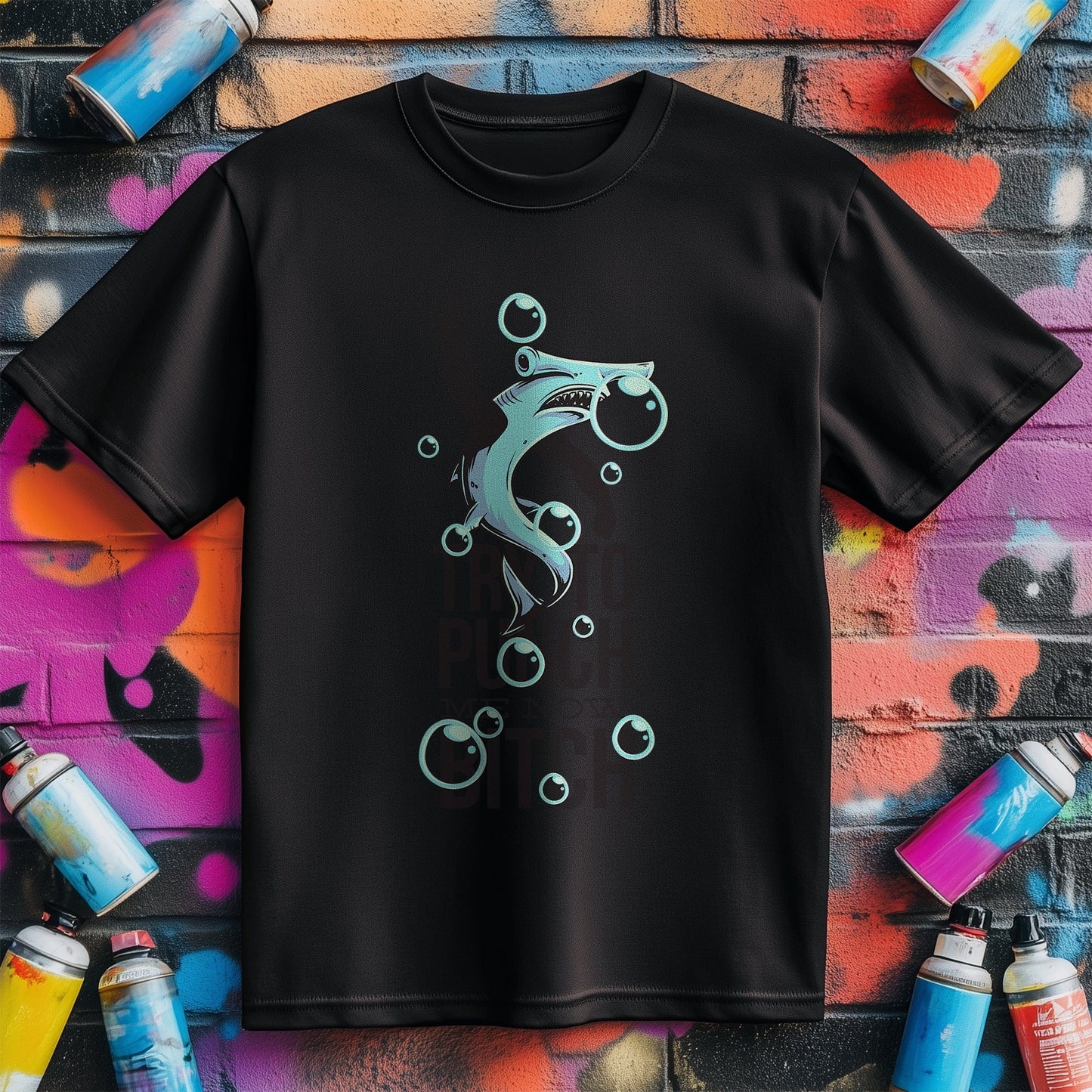 Try To Punch Me Now Fish T-shirt