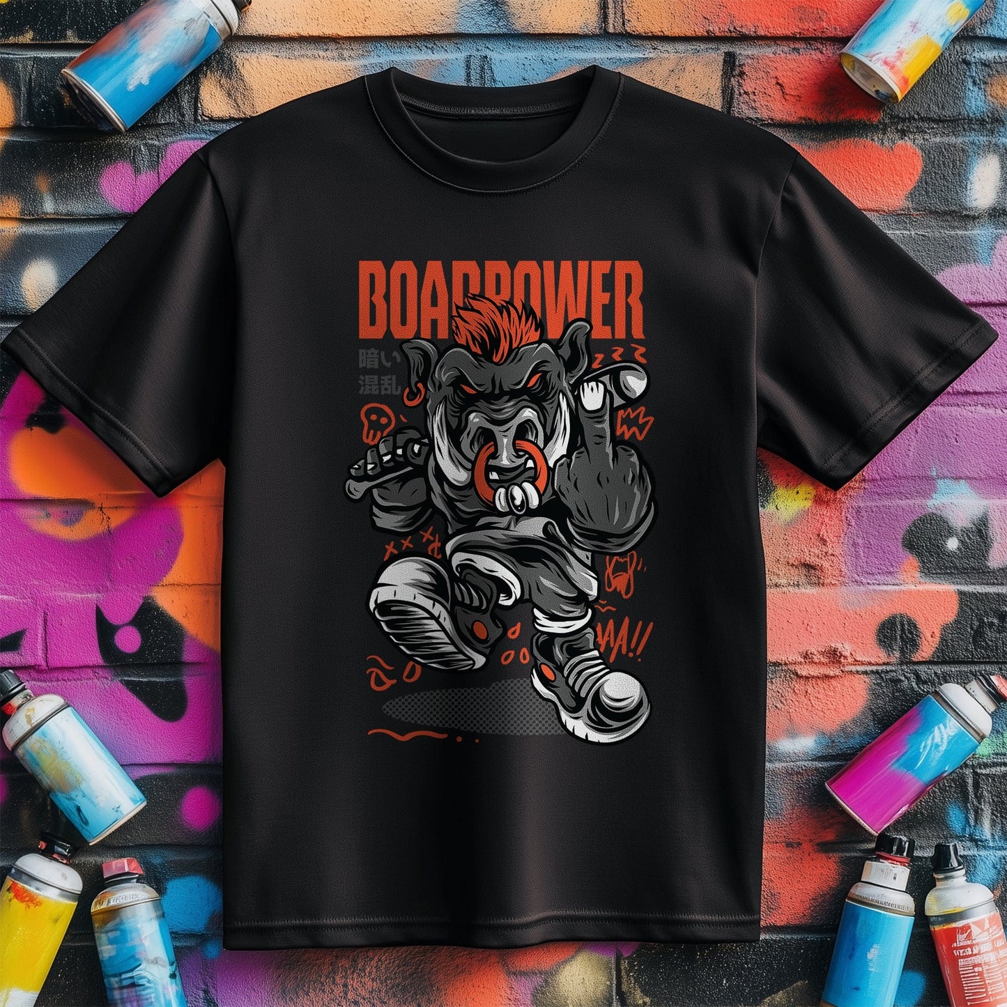 Boar Power T-Shirt - Unleash Your