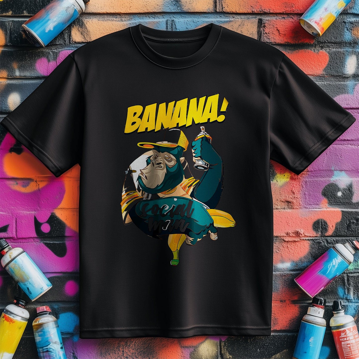 Banana Social Man t-shirt - Peel