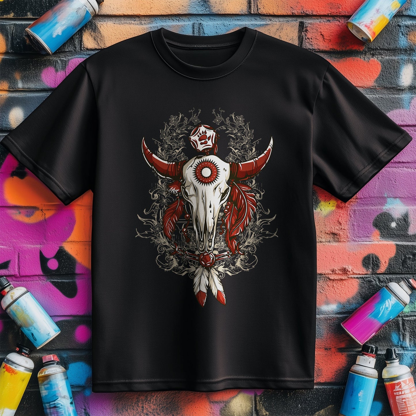 Native Skull T-shirt - Embrace Your