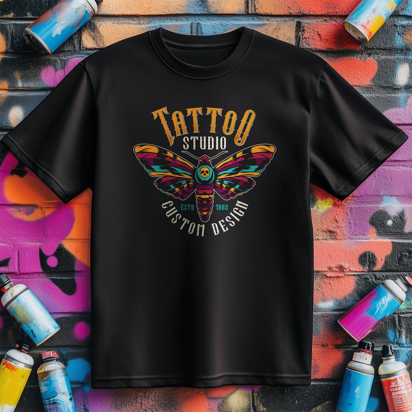 Tattoo Master 6 T-shirt - Moth
