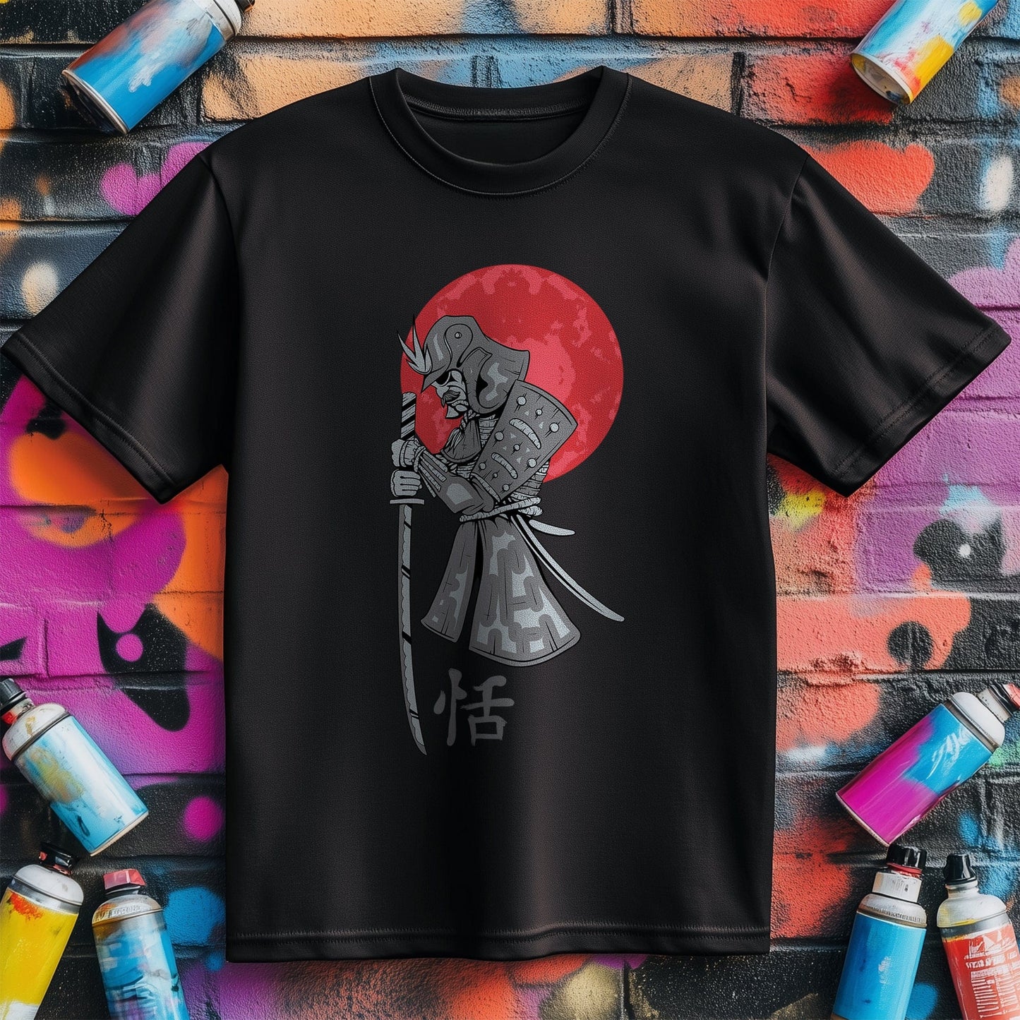 Japanese Samurai T-Shirt Slice