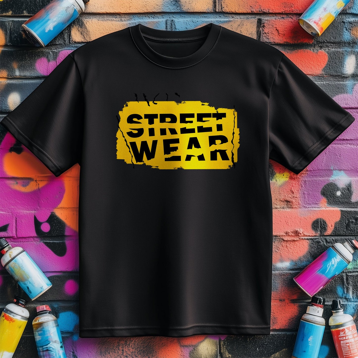 Street Wear Torn t-shirt -