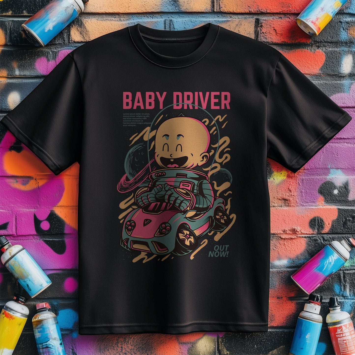 Baby Driver T-Shirt - Hilariously