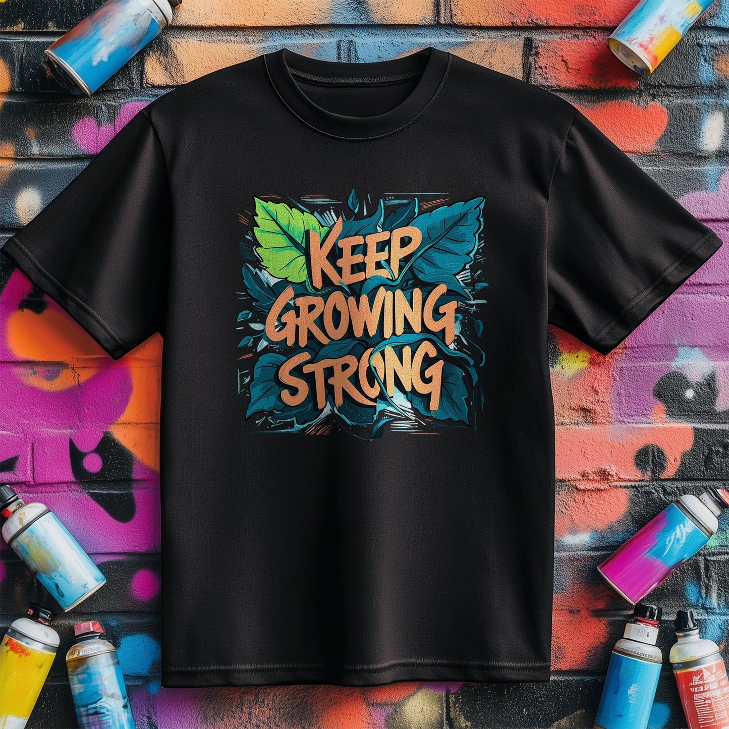 Motivation 33 T-shirt Keep Growing Strong
