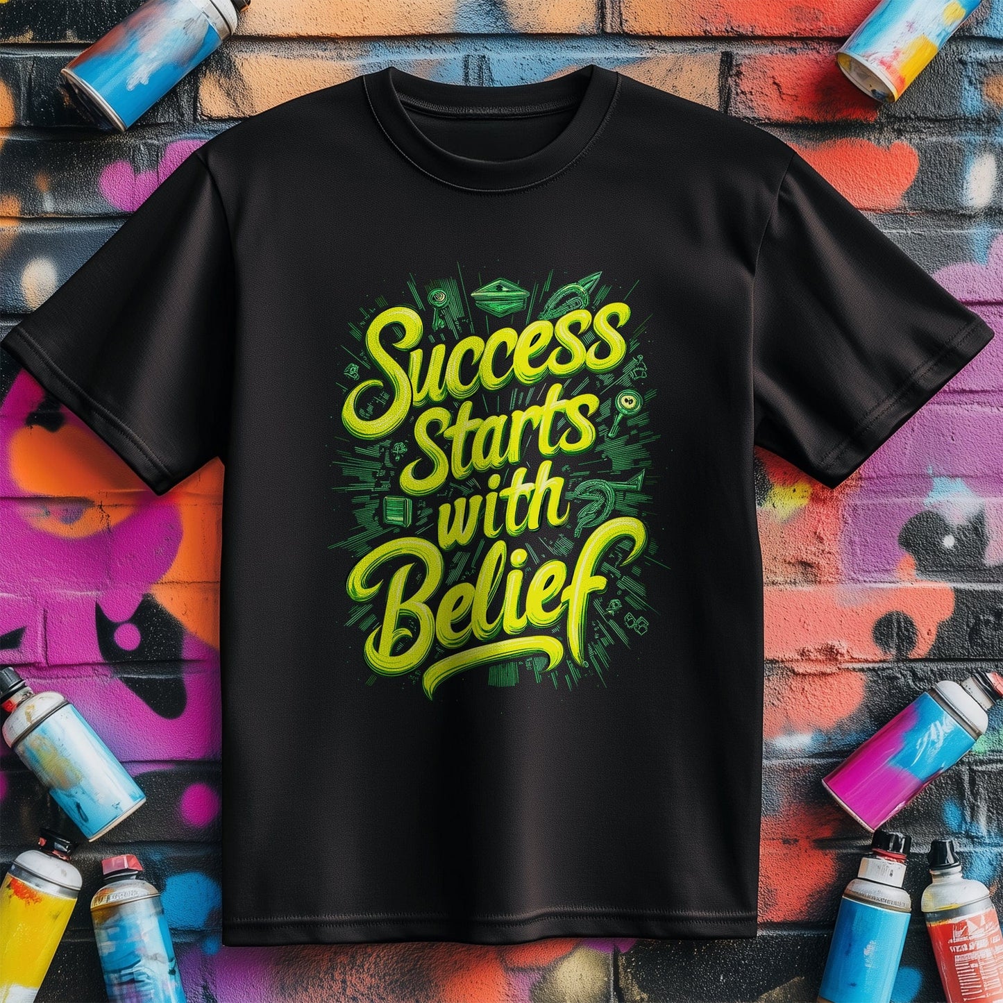 Motivation 74 T-Shirt success starts with belief