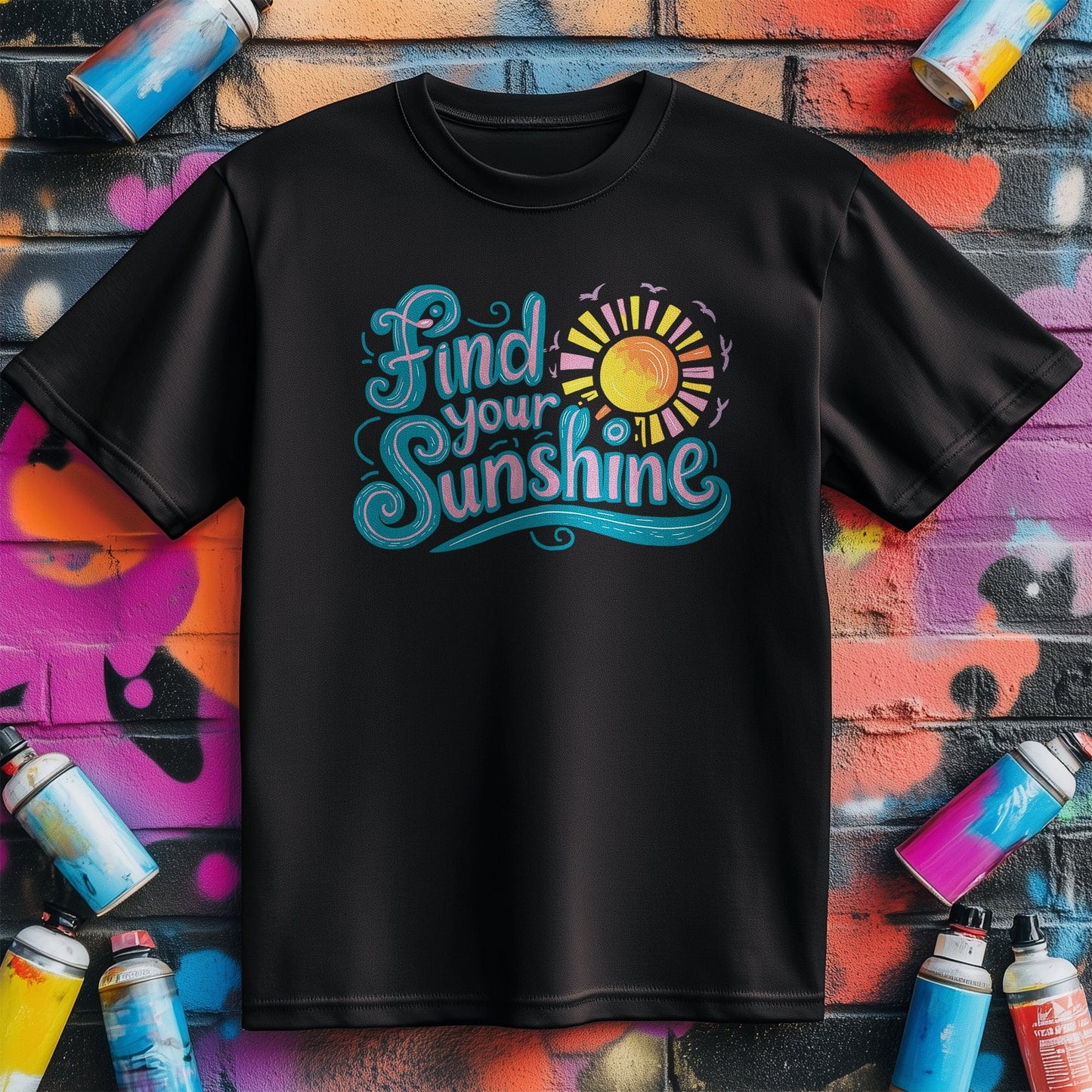 Motivation 72 T-Shirt Find Your Sunshine