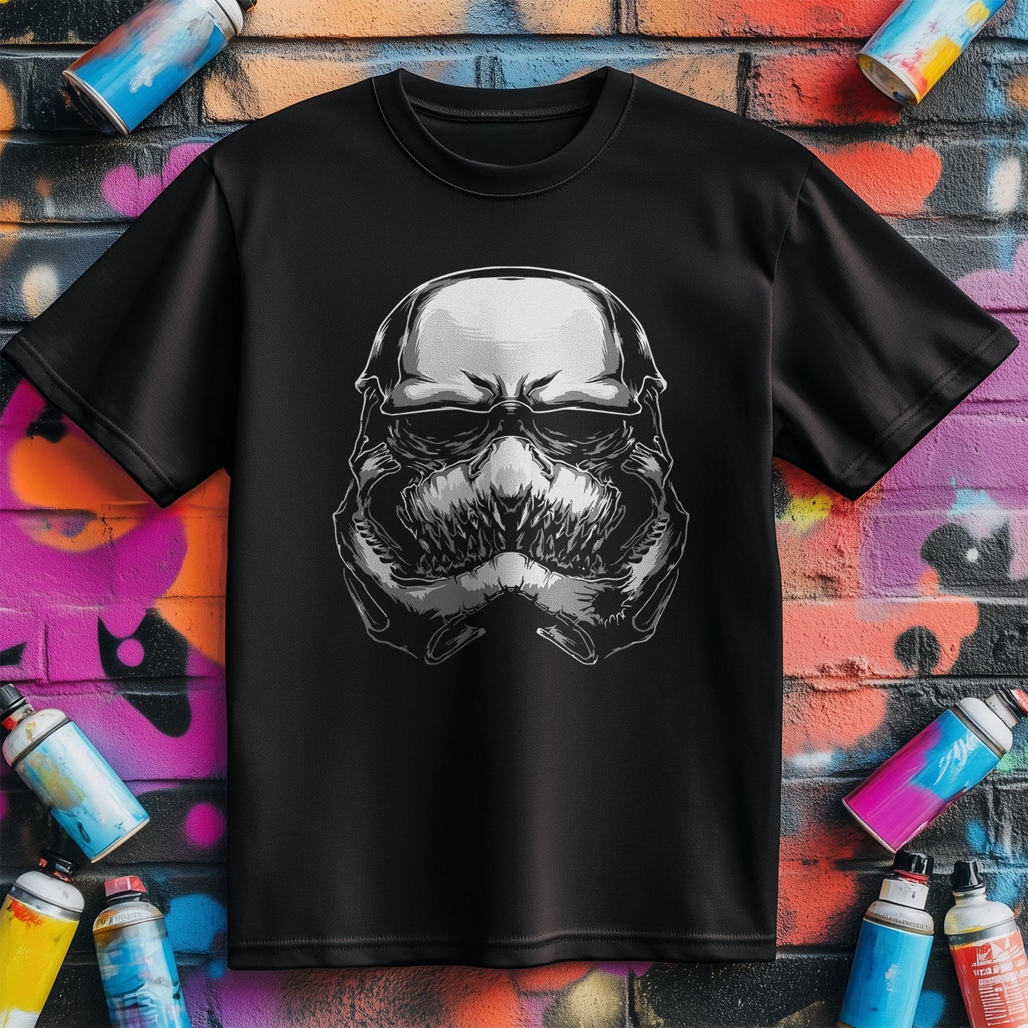 Scary Trooper Helmet T-shirt - Join