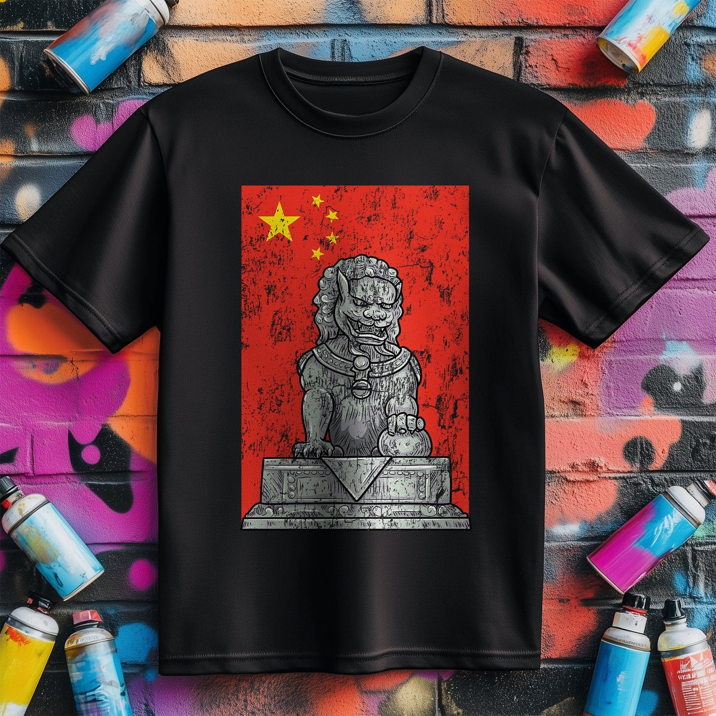 Chinese Guardian Lion T-shirt -