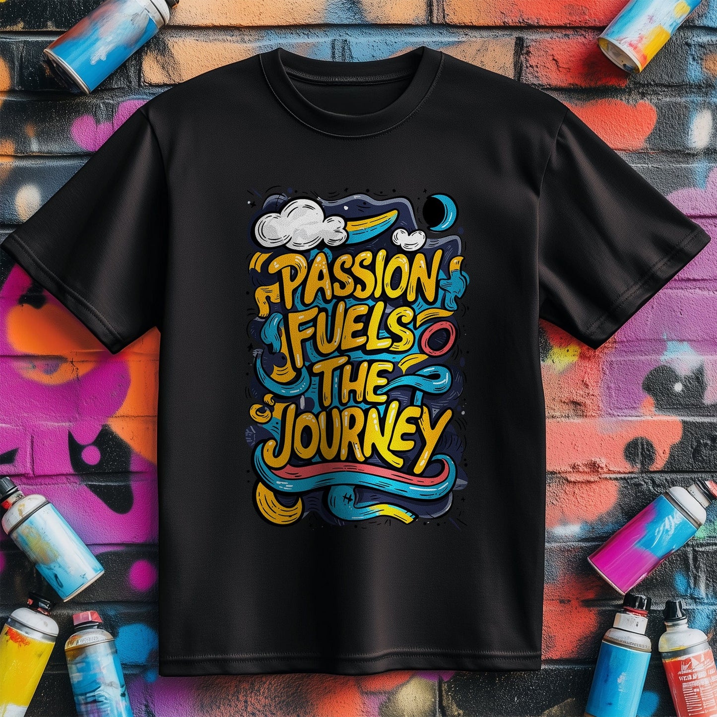 Motivation 80 T-Shirt Passion fuels the journey