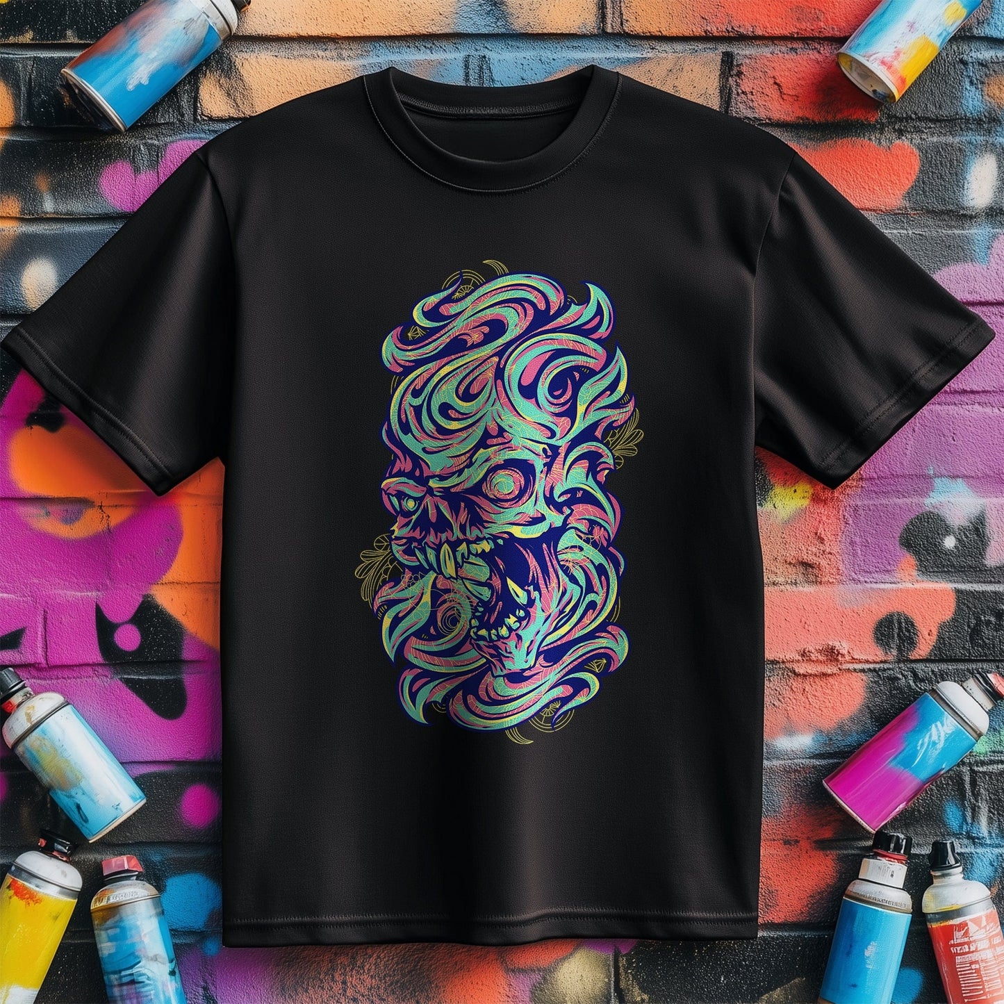 Demon Swirl T-shirt - Funny &