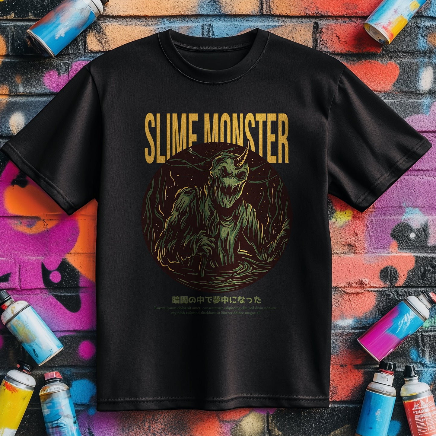 Slime Monster T-shirt - Funny &
