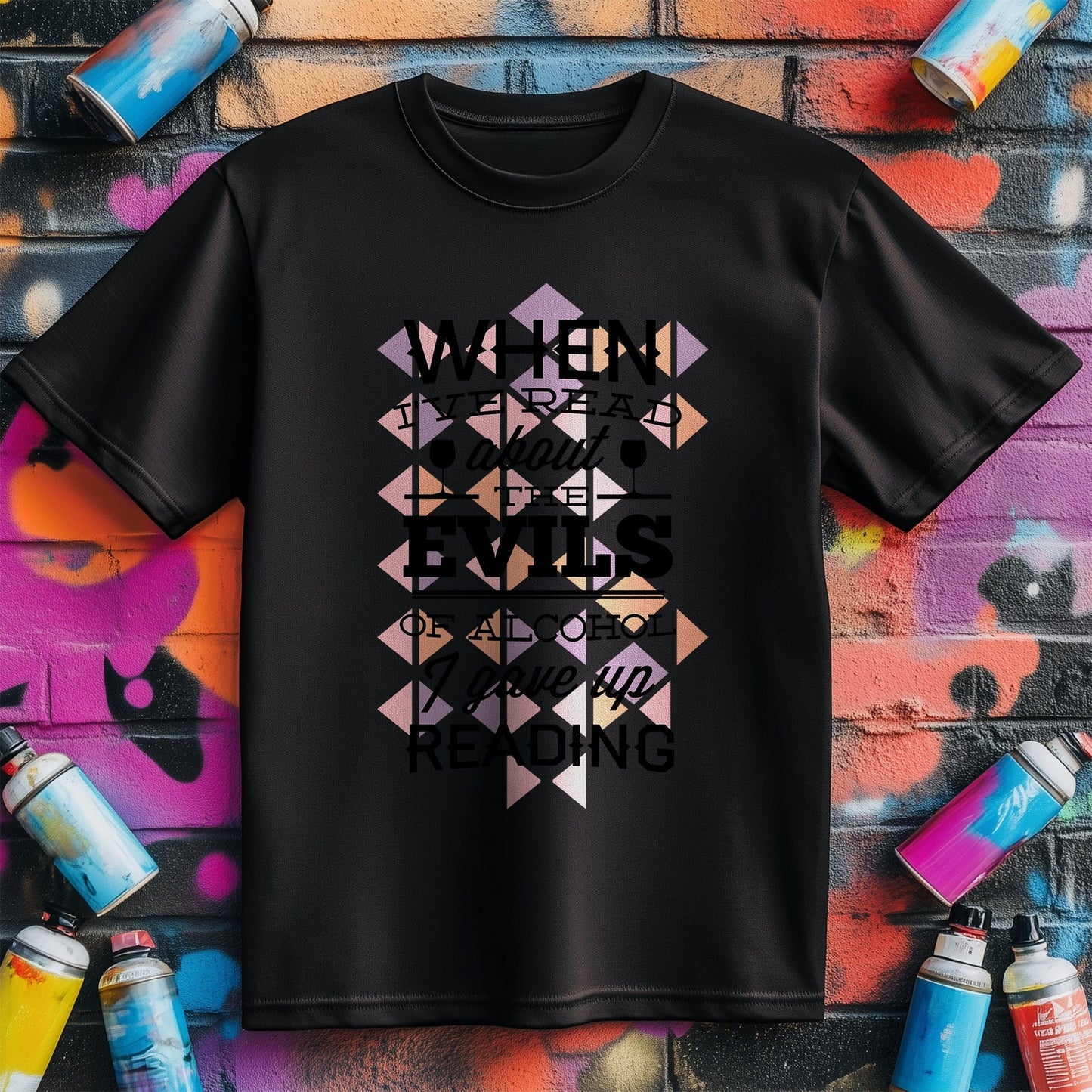 Evils of Alcohol T-shirt - Embrace