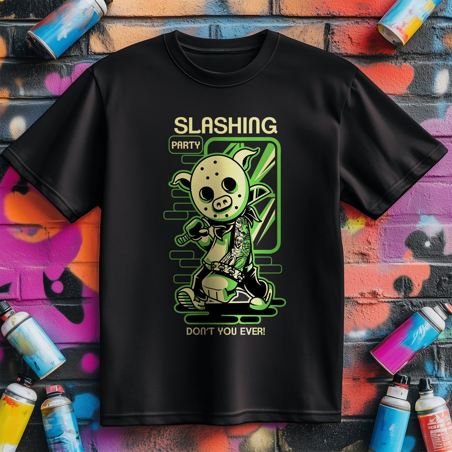 Slashing Party T-Shirt ‚Äì Cut Through