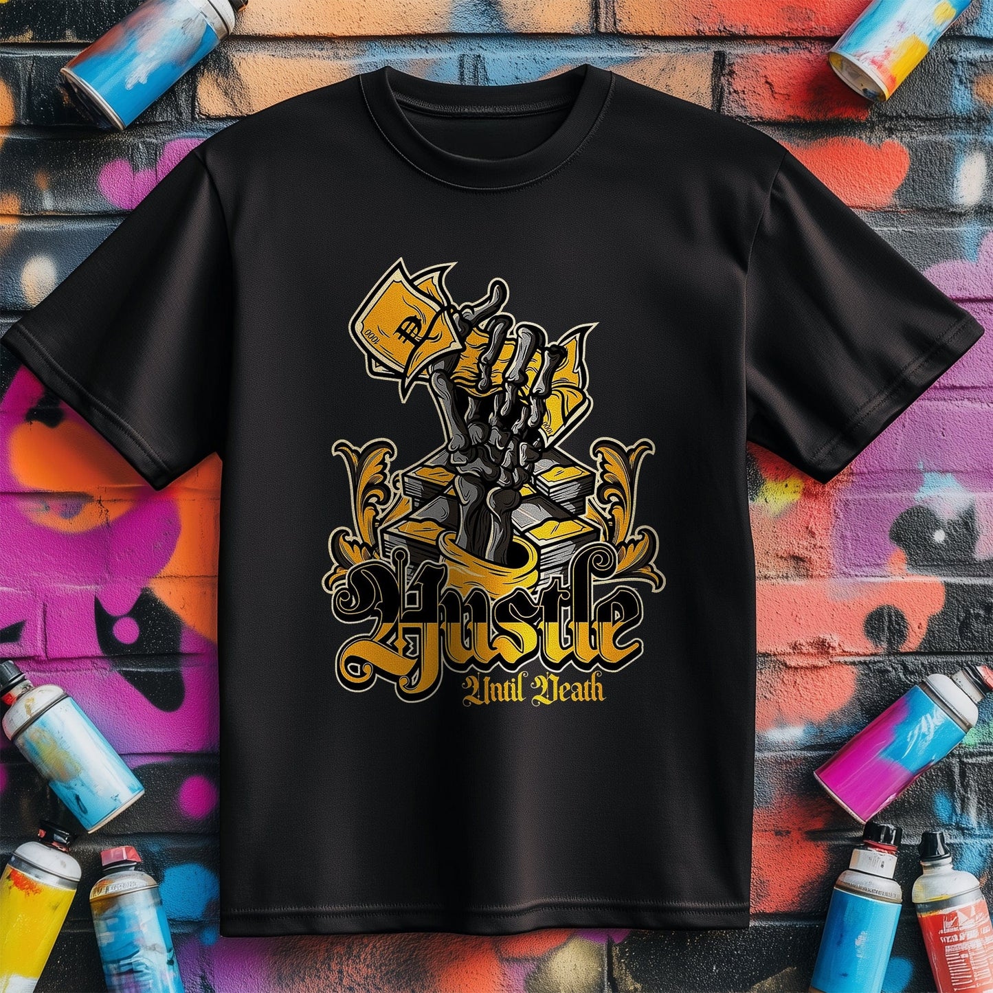 Hustle Until Death T-shirt - Work