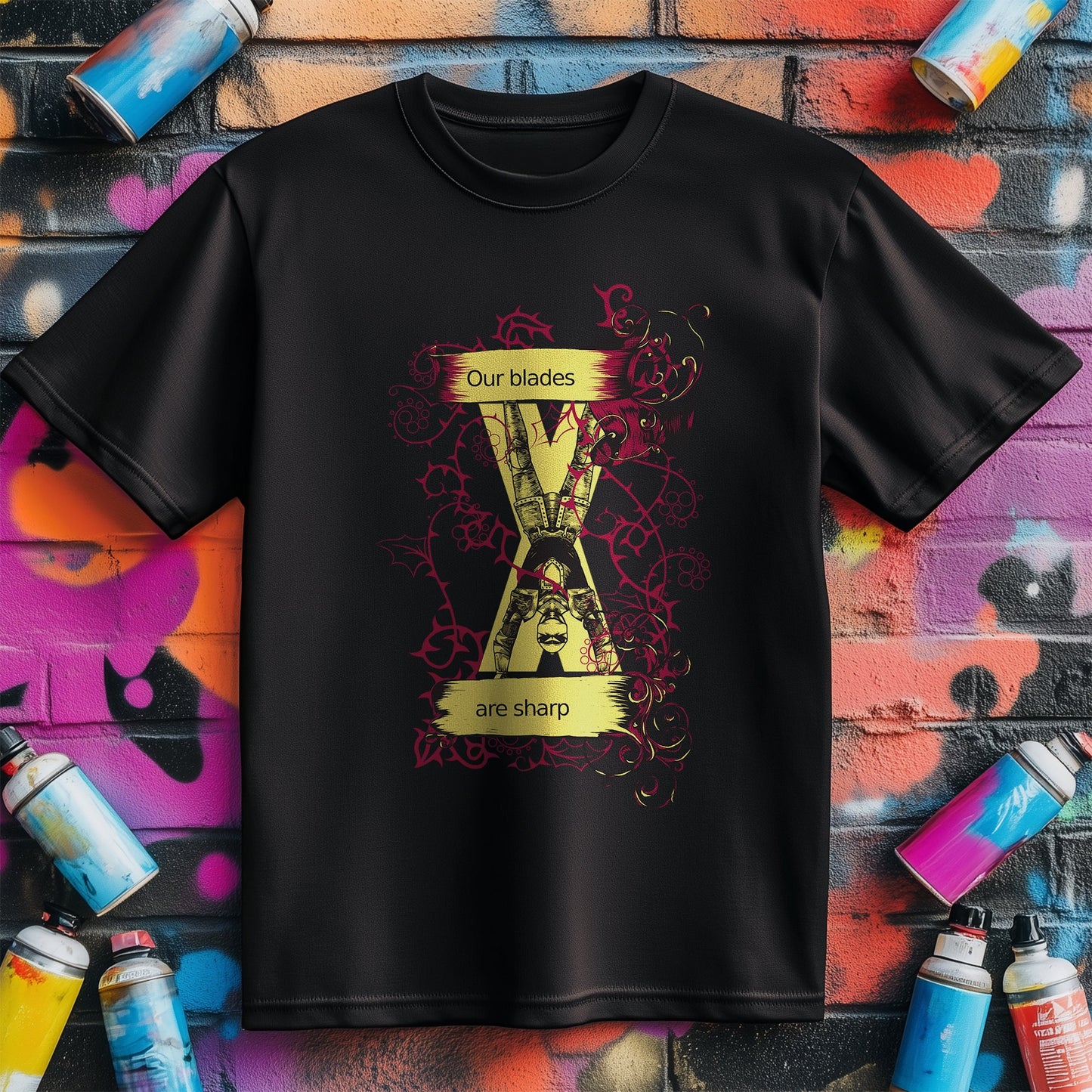 Our Blades Are Sharp T-shirt - Cut