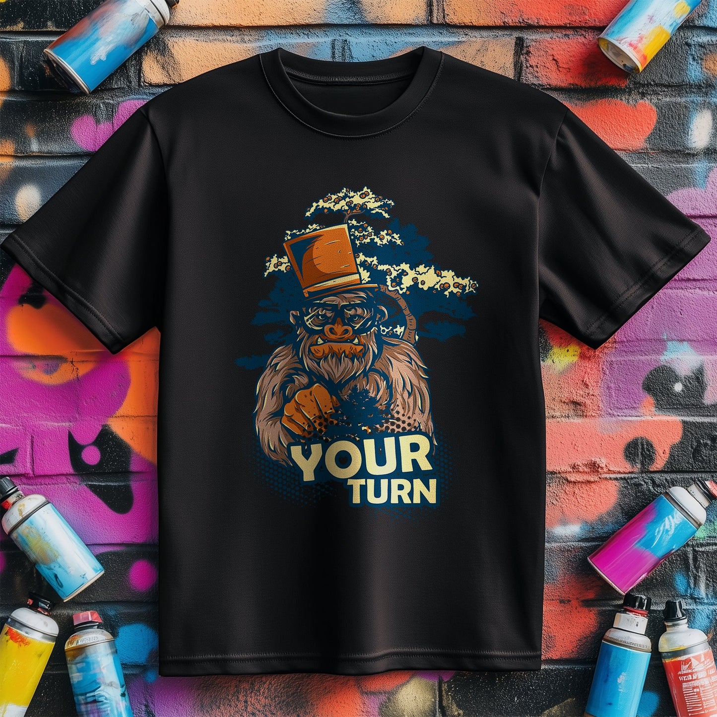 Your Turn Gorilla T-Shirt - Fancy