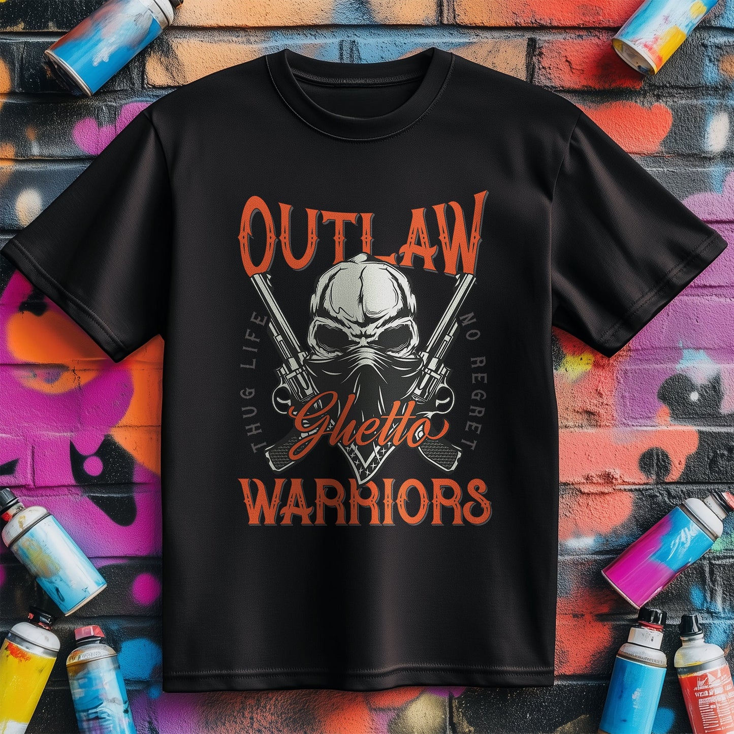 Outlaw Ghetto Warrior T-Shirt -