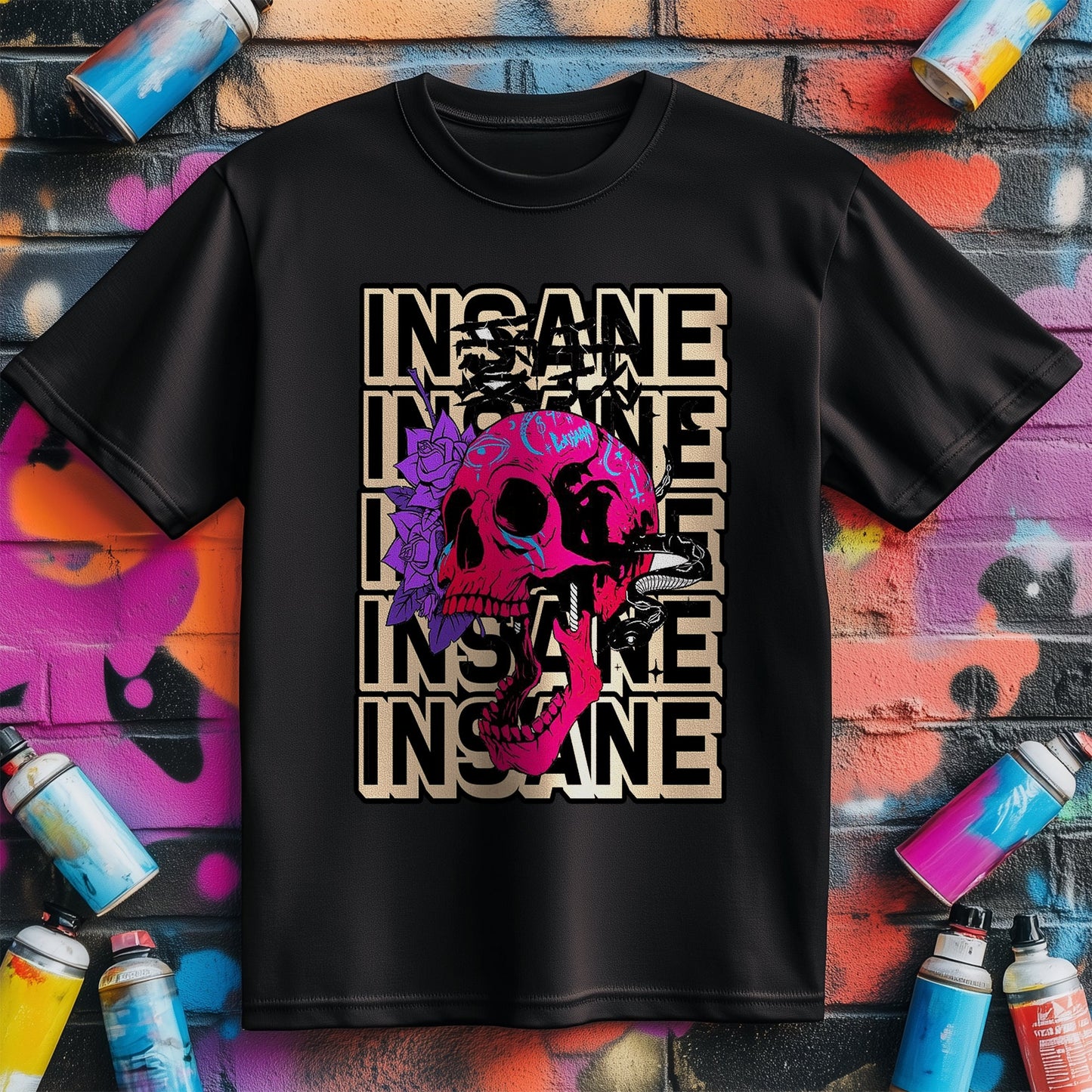 Insane Insane T-shirt - Laughs &