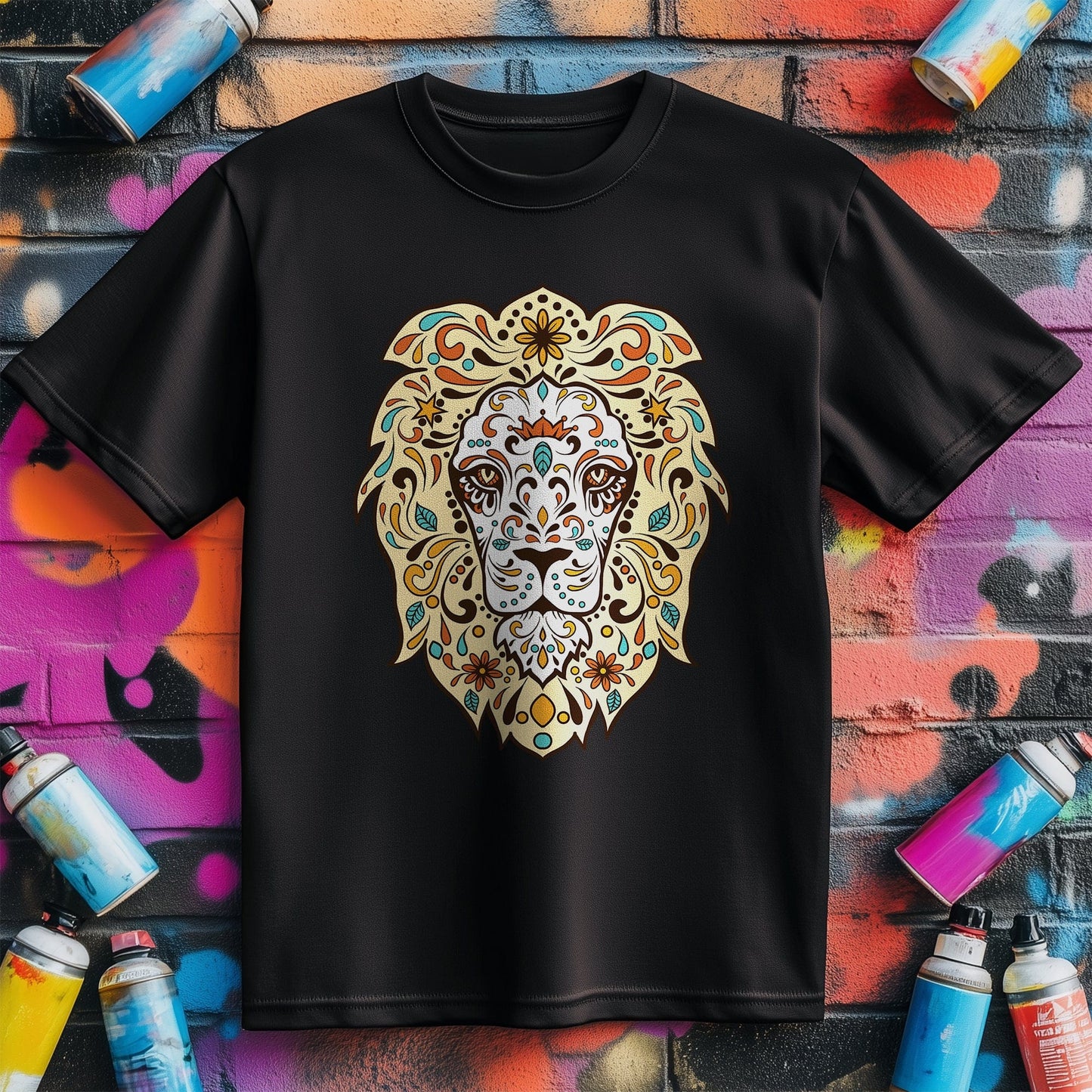 Lion Head Art t-shirt