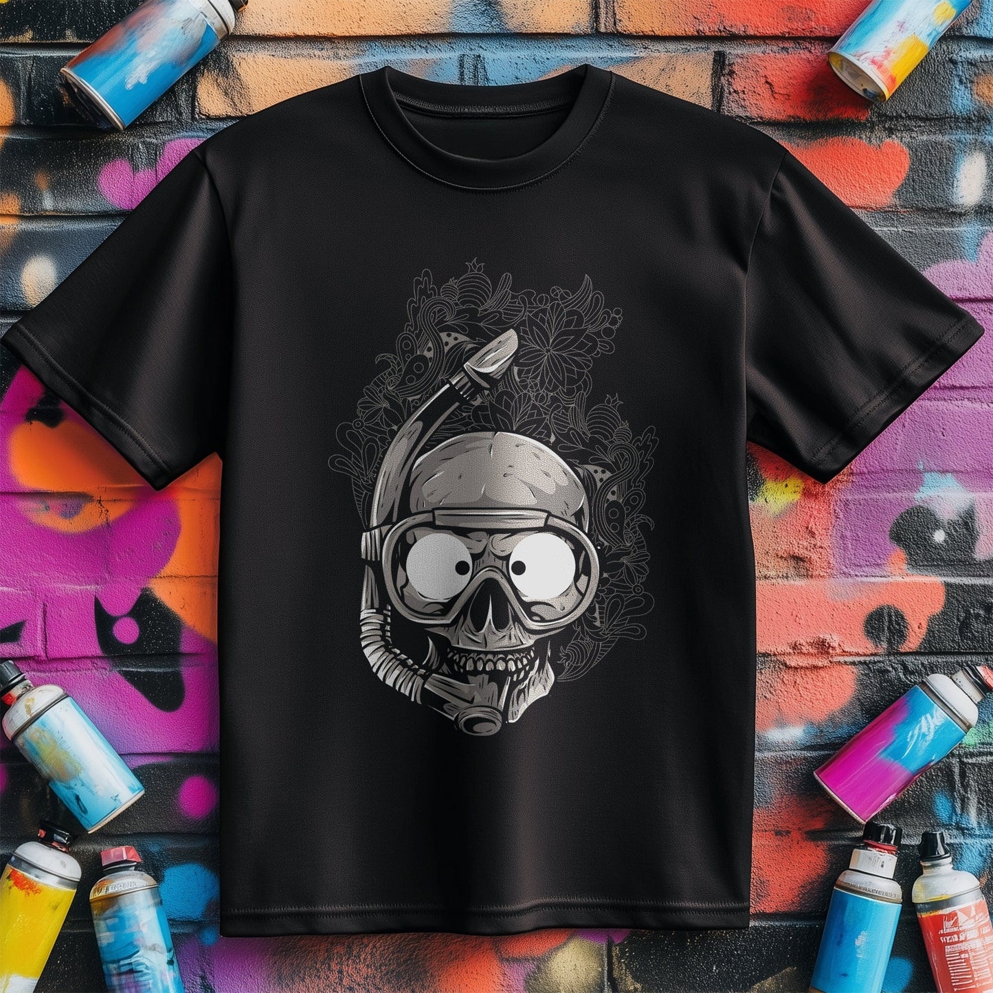Diving Skull T-Shirt - Dive into