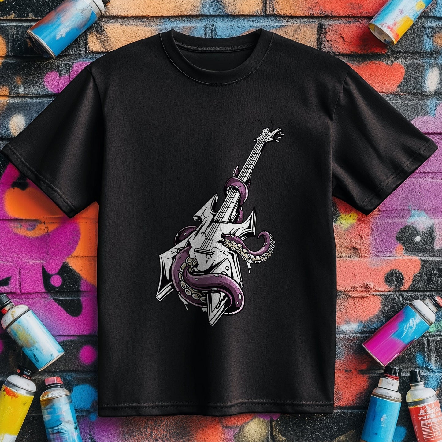 Octopus Guitar T-Shirt