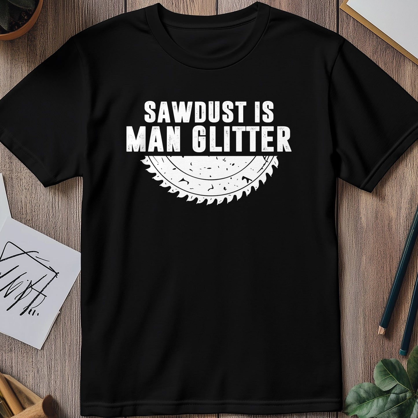 Sawdust Man Glitter 4 T-Shirt