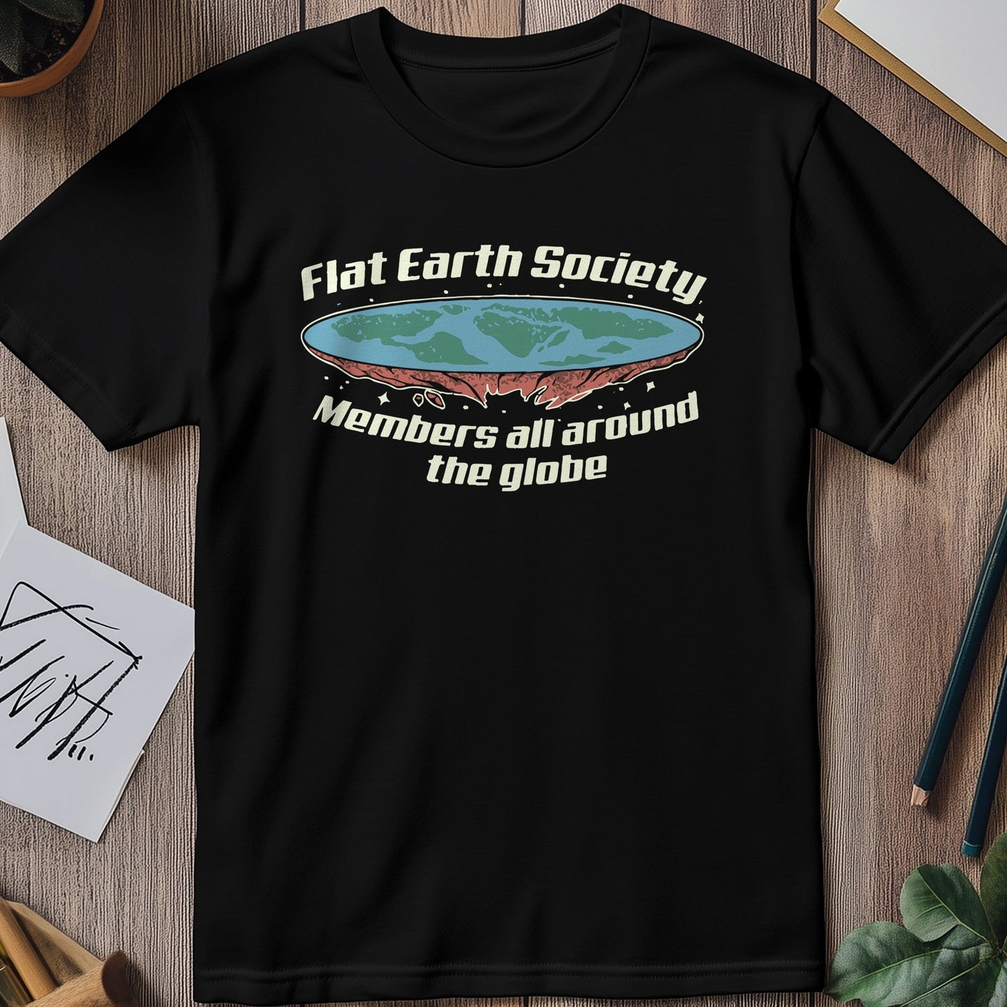 Flat-Earth-Soc T-shirt - Join the Fun