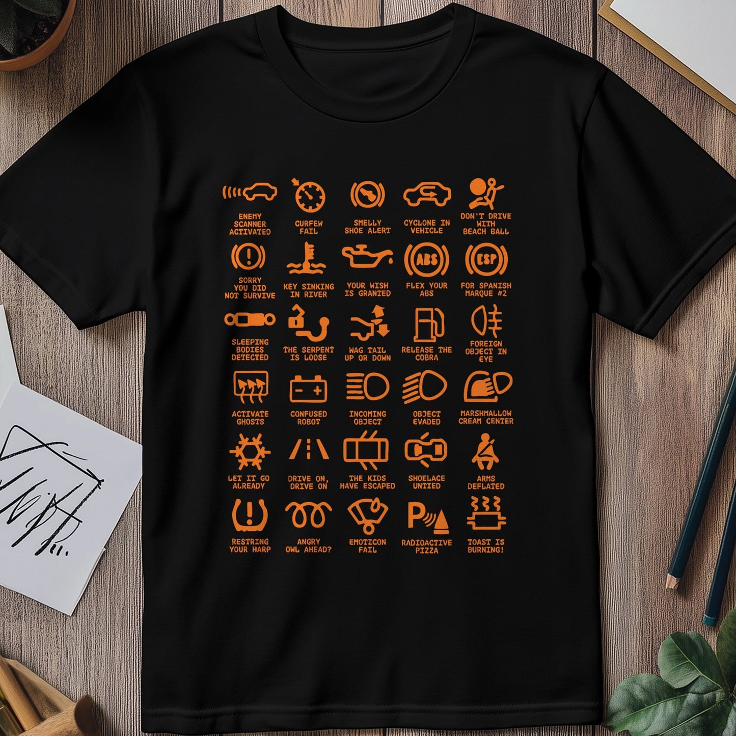 Car Dash Lights T-Shirt - Light Up
